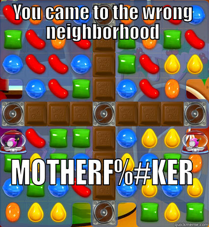 YOU CAME TO THE WRONG NEIGHBORHOOD MOTHERF%#KER Misc