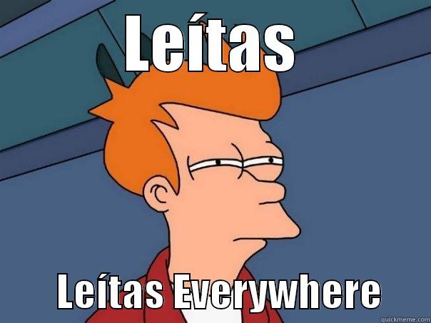 LEÍTAS         LEÍTAS EVERYWHERE      Futurama Fry