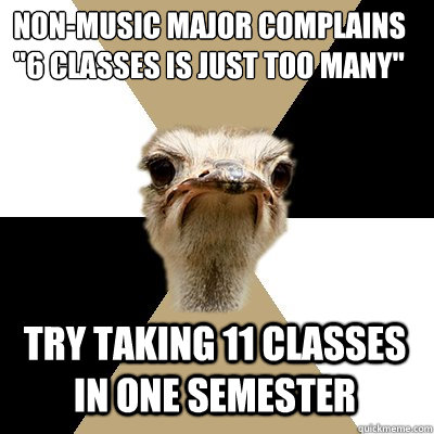 Non-Music major complains 