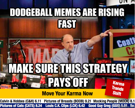 Dodgeball memes are rising fast make sure this strategy pays off  Mad Karma with Jim Cramer