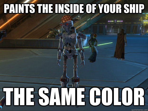 Paints the inside of your ship the same color - Paints the inside of your ship the same color  Misc