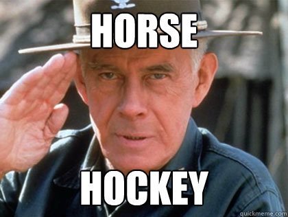 Horse hockey  Colonel Potter