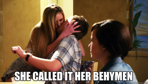 She Called it her behymen - She Called it her behymen  Awkward.