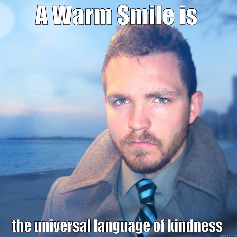 A WARM SMILE IS THE UNIVERSAL LANGUAGE OF KINDNESS Misc