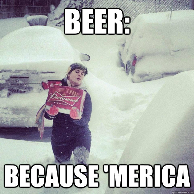 beer: because 'merica - beer: because 'merica  Beer Quest