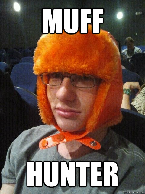 Muff Hunter  silent ginger meme