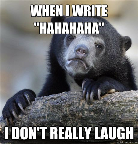 when i write 