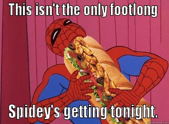 THIS ISN'T THE ONLY FOOTLONG SPIDEY'S GETTING TONIGHT. Spiderman Desk