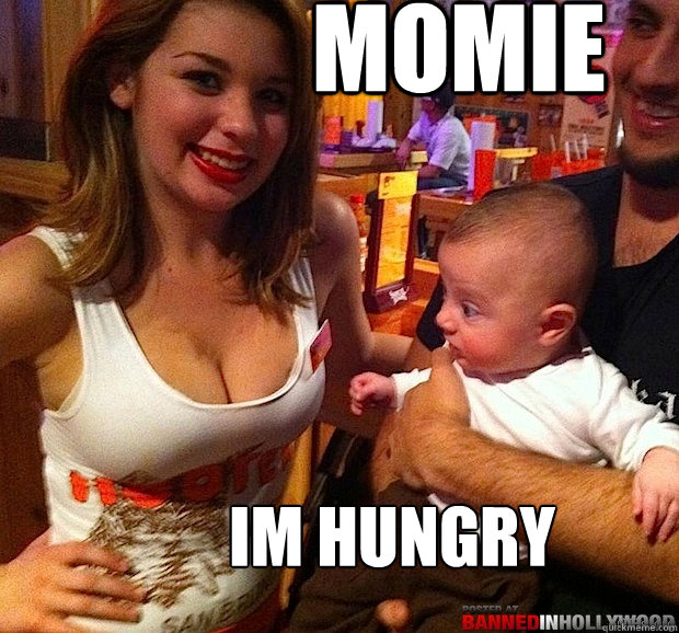 momie im hungry - momie im hungry  Baby Stares At Boobs