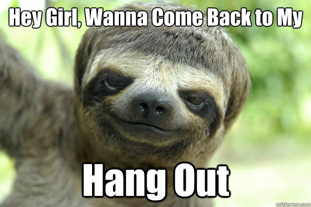Hey Girl, Wanna Come Back to My Tree and... Hang Out - Hey Girl, Wanna Come Back to My Tree and... Hang Out  Trees Sloth