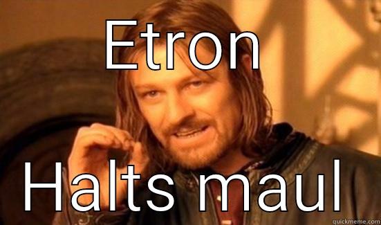 ETRON HALTS MAUL Boromir