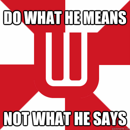 Do What He Means Not What he says  UW Band