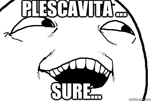 plescavita ... Sure...  yeah sure