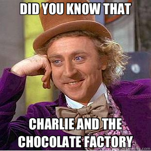 DID YOU KNOW THAT CHARLIE AND THE CHOCOLATE FACTORY  Creepy Wonka