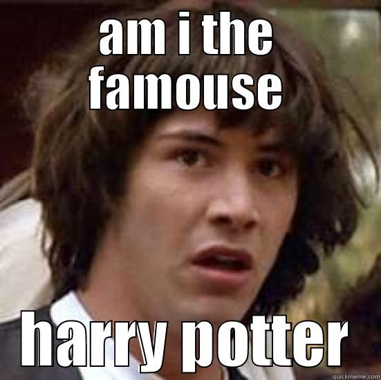 AM I THE FAMOUSE HARRY POTTER conspiracy keanu