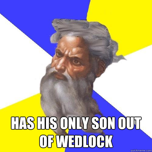 বাংলা লেখা দেখা যাবে কি  has his only son out of wedlock   Advice God