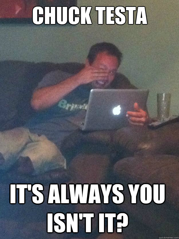 chuck testa  it's always you isn't it? - chuck testa  it's always you isn't it?  Misc