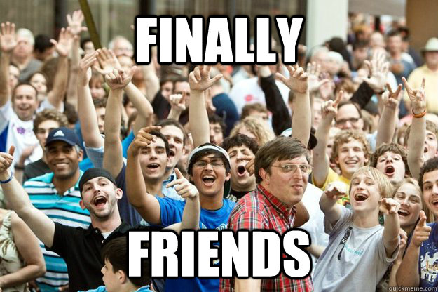 friends red shirt