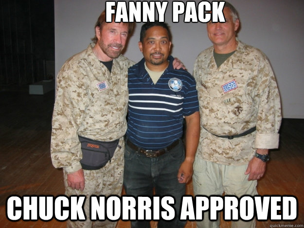 Fanny Pack Chuck Norris Approved - Fanny Pack Chuck Norris Approved  fanny