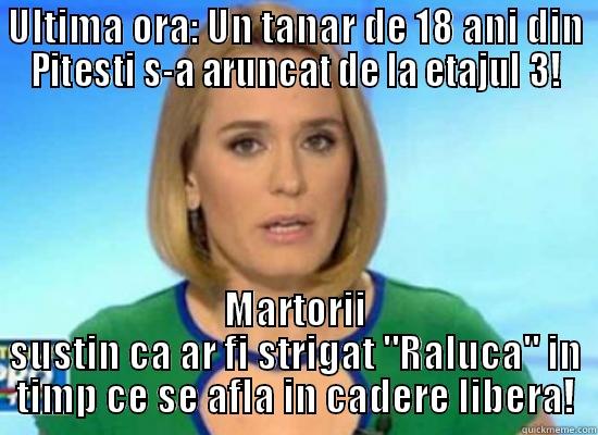 andreea esca - ULTIMA ORA: UN TANAR DE 18 ANI DIN PITESTI S-A ARUNCAT DE LA ETAJUL 3! MARTORII SUSTIN CA AR FI STRIGAT 