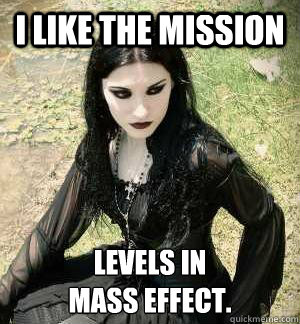 I like the mission levels in 
mass effect.  