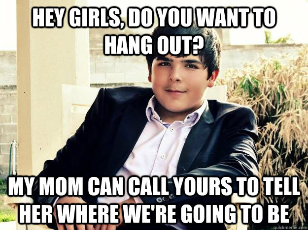 Hey girls, do you want to hang out? my mom can call yours to tell her ...