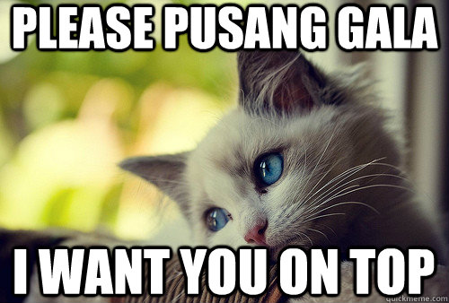 Please Pusang Gala I Want you on top  First World Problems Cat