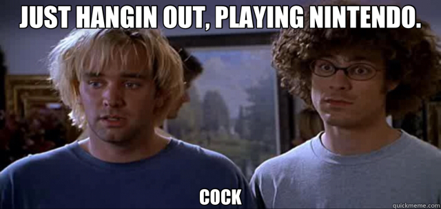 JUST HANGIN OUT, PLAYING NINTENDO. COCK - JUST HANGIN OUT, PLAYING NINTENDO. COCK  baseketball