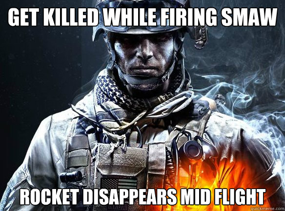 GET KILLED WHILE FIRING SMAW ROCKET DISAPPEARS MID FLIGHT  Battlefield 3