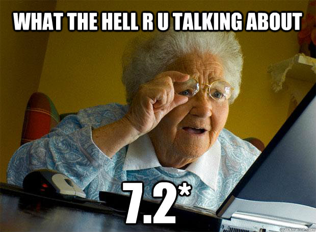 WHAT THE HELL R U TALKING ABOUT 7.2*    Grandma finds the Internet