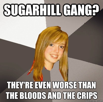 Sugarhill gang? they're even worse than the bloods and the crips - Sugarhill gang? they're even worse than the bloods and the crips  Musically Oblivious 8th Grader