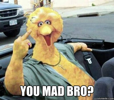  You Mad BRo? Caption 3 goes here -  You Mad BRo? Caption 3 goes here  Big Bird