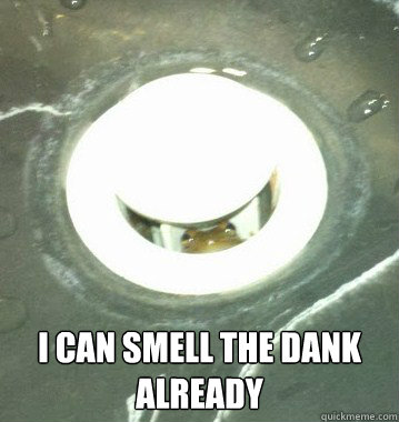  I can smell the dank already -  I can smell the dank already  Ominous frog is ominous.