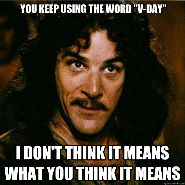  You keep using the word 