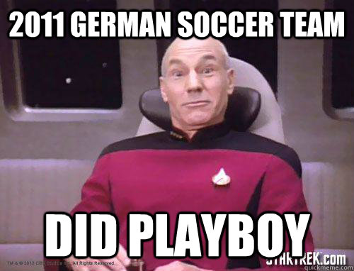 2011 German soccer team Did Playboy  