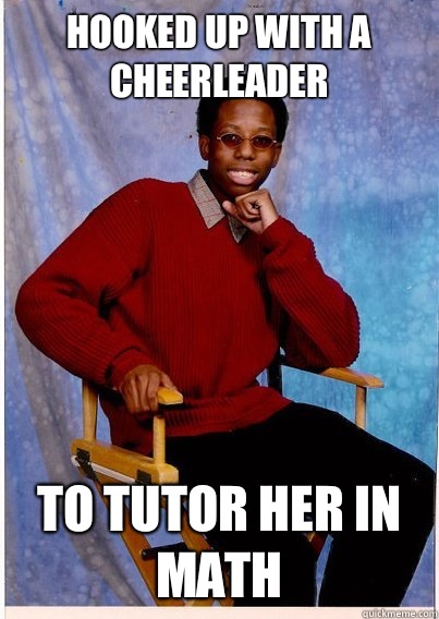 Hooked up with a cheerleader to tutor her in math  - Hooked up with a cheerleader to tutor her in math   Unathletic Black Guy