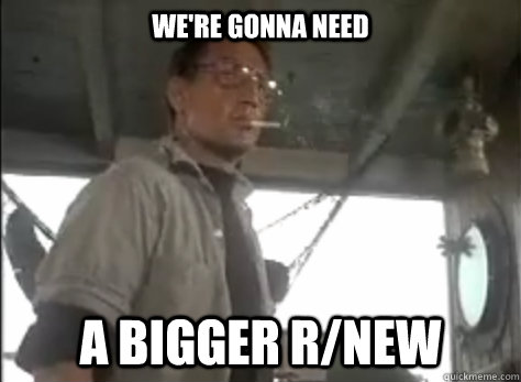 We're gonna need a bigger r/new  