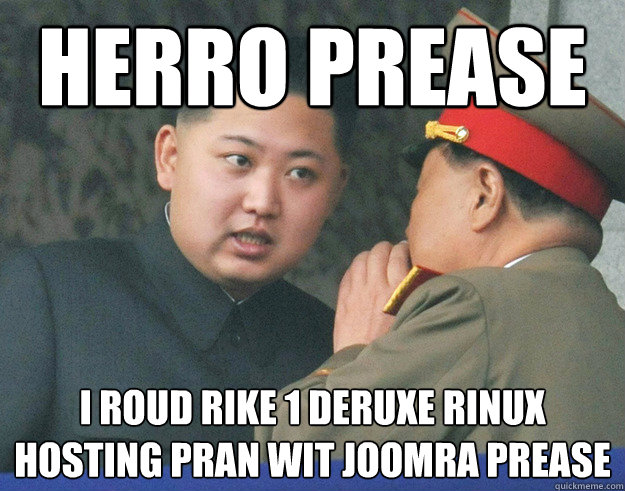 herro prease i roud rike 1 deruxe rinux hosting pran wit joomra prease - herro prease i roud rike 1 deruxe rinux hosting pran wit joomra prease  Hungry Kim Jong Un