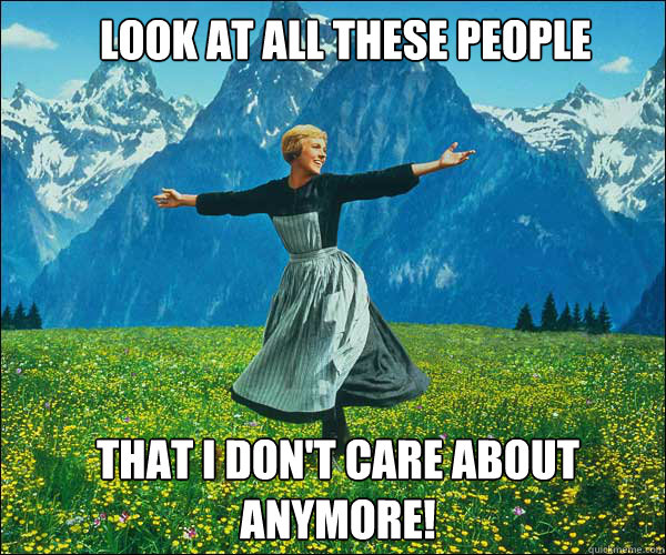Look at all these people That I don't care about anymore! - Look at all these people That I don't care about anymore!  soundomusic