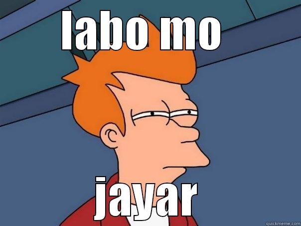 LABO MO  JAYAR Futurama Fry