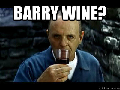 Barry wine?   Sensual Hannibal Lecter