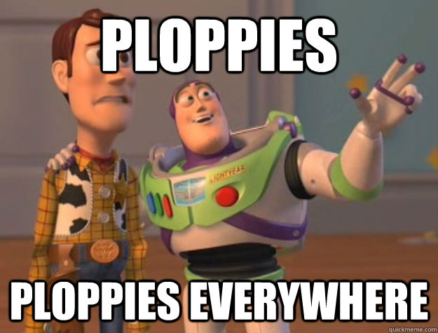 ploppies ploppies everywhere  Buzz Lightyear