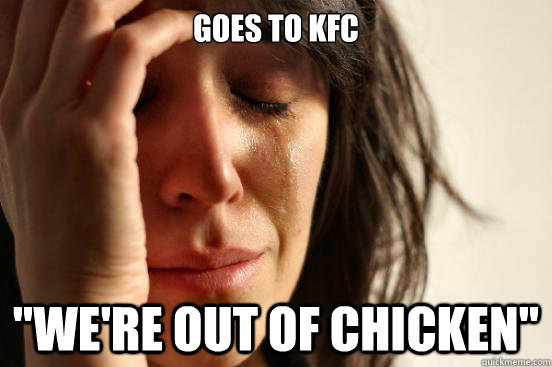 Goes to KFC 