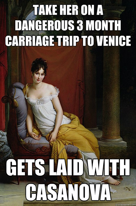 take her on a dangerous 3 month carriage trip to venice gets laid with casanova - take her on a dangerous 3 month carriage trip to venice gets laid with casanova  Slutty 18th Century Girlfriend