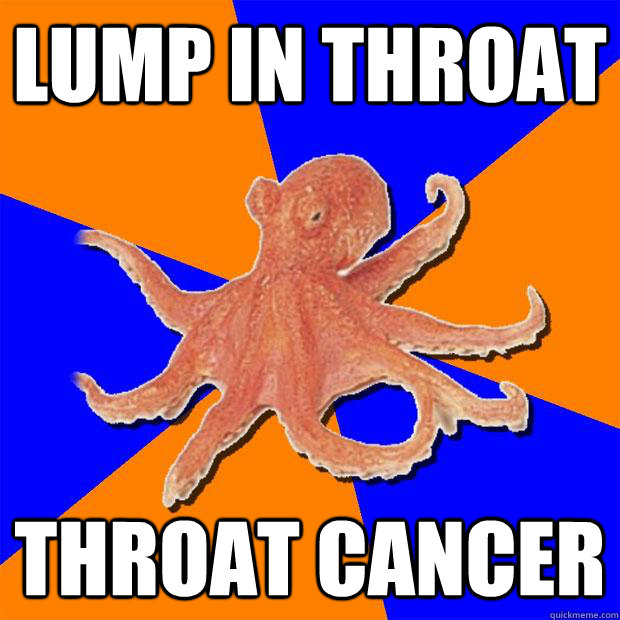 Lump in throat Throat Cancer  Online Diagnosis Octopus