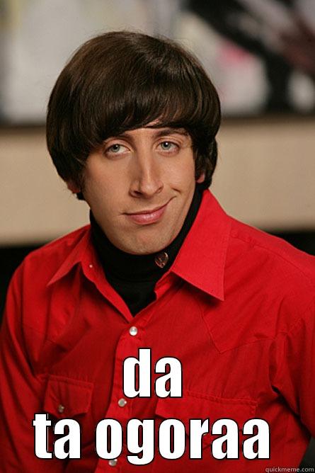  DA TA OGORAA Pickup Line Scientist