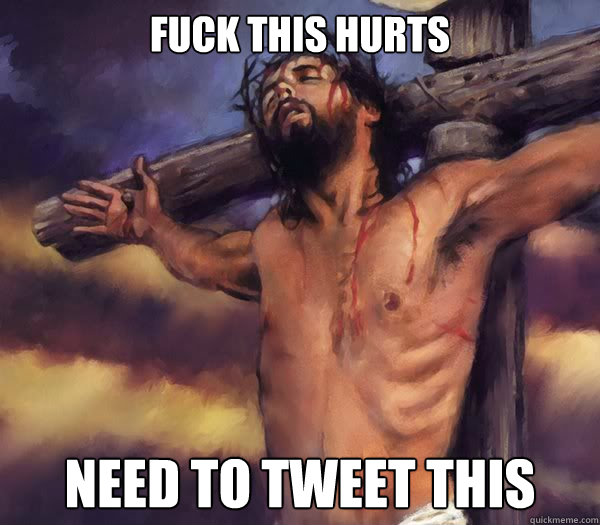 fuck this hurts need to tweet this Caption 3 goes here - fuck this hurts need to tweet this Caption 3 goes here  Suave Jesus