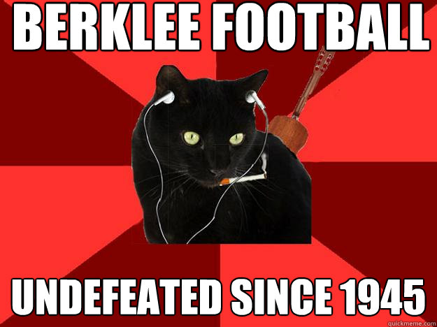 Berklee football undefeated since 1945  Berklee Cat