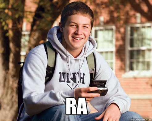  RA  College Freshman