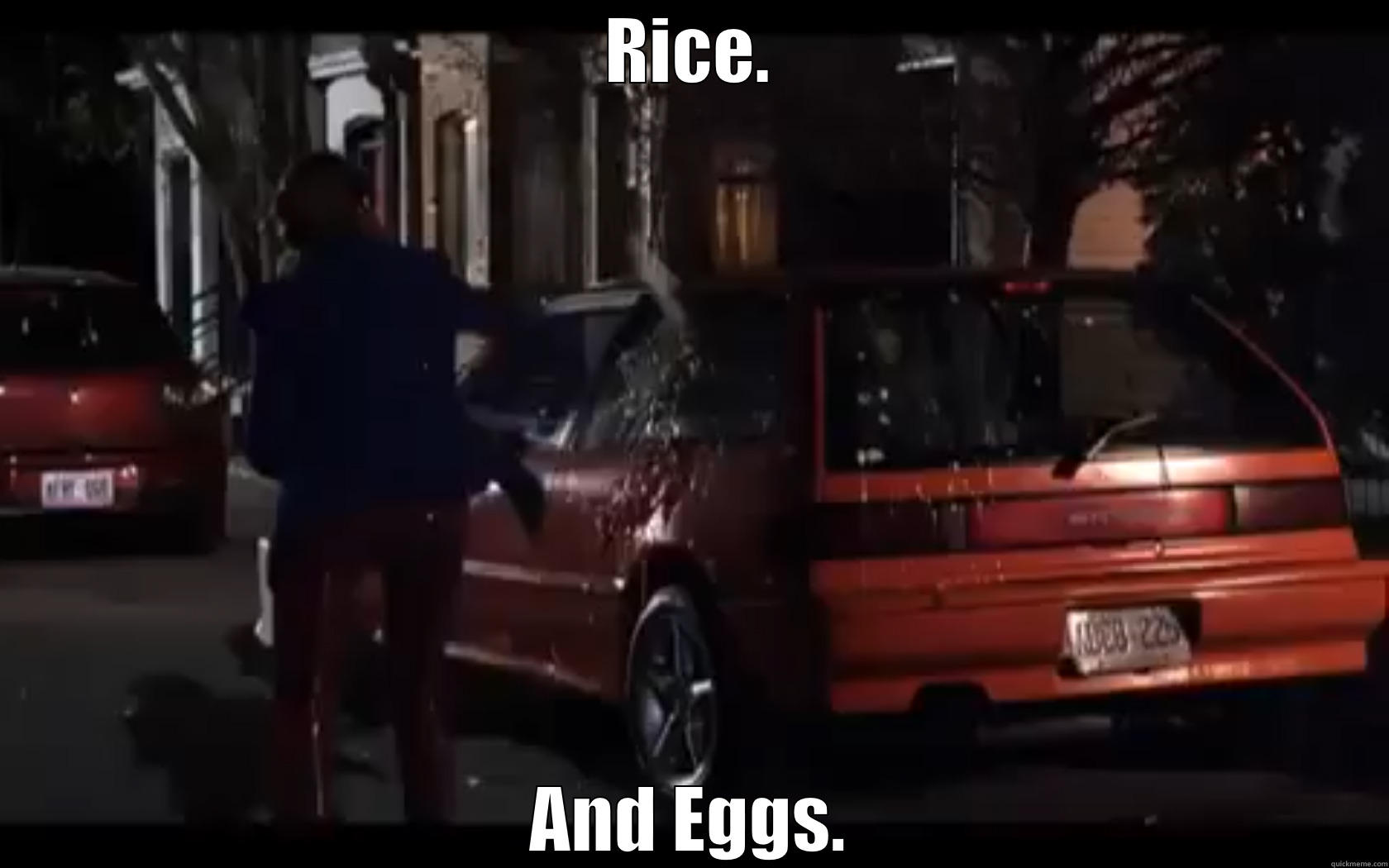 RICE. AND EGGS. Gorilla Man